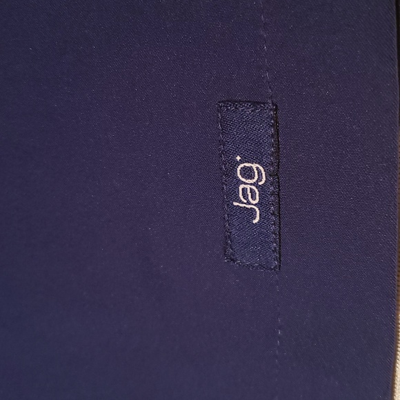 JAG New Solid Skirted Swim Boardshort with Built-in Brief NWT Navy Women's L - Picture 4 of 11